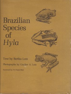 Bertha Lutz (1974), Brazilian Species of Hyla.